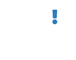 CGI logo of a bag of money with a caution sign in front of it